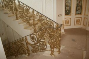 Treppengeländer aus Bronze №10