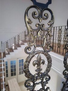 Treppengeländer aus Gusseisen Designrichtung “Nostalgie“ №5