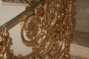 Treppengeländer aus Bronze №8
