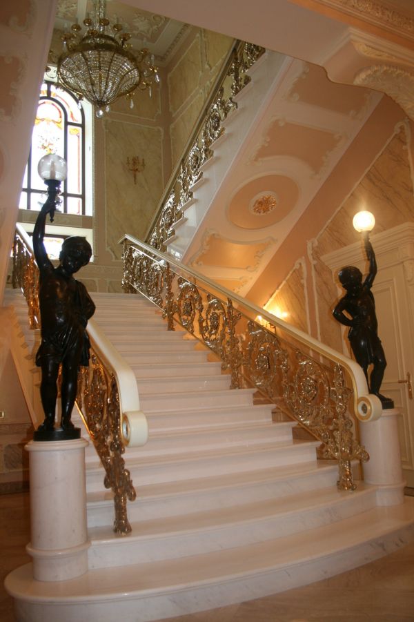 Treppengeländer aus Bronze