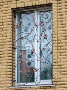 Schmiedeeisen Fenstergitter №18